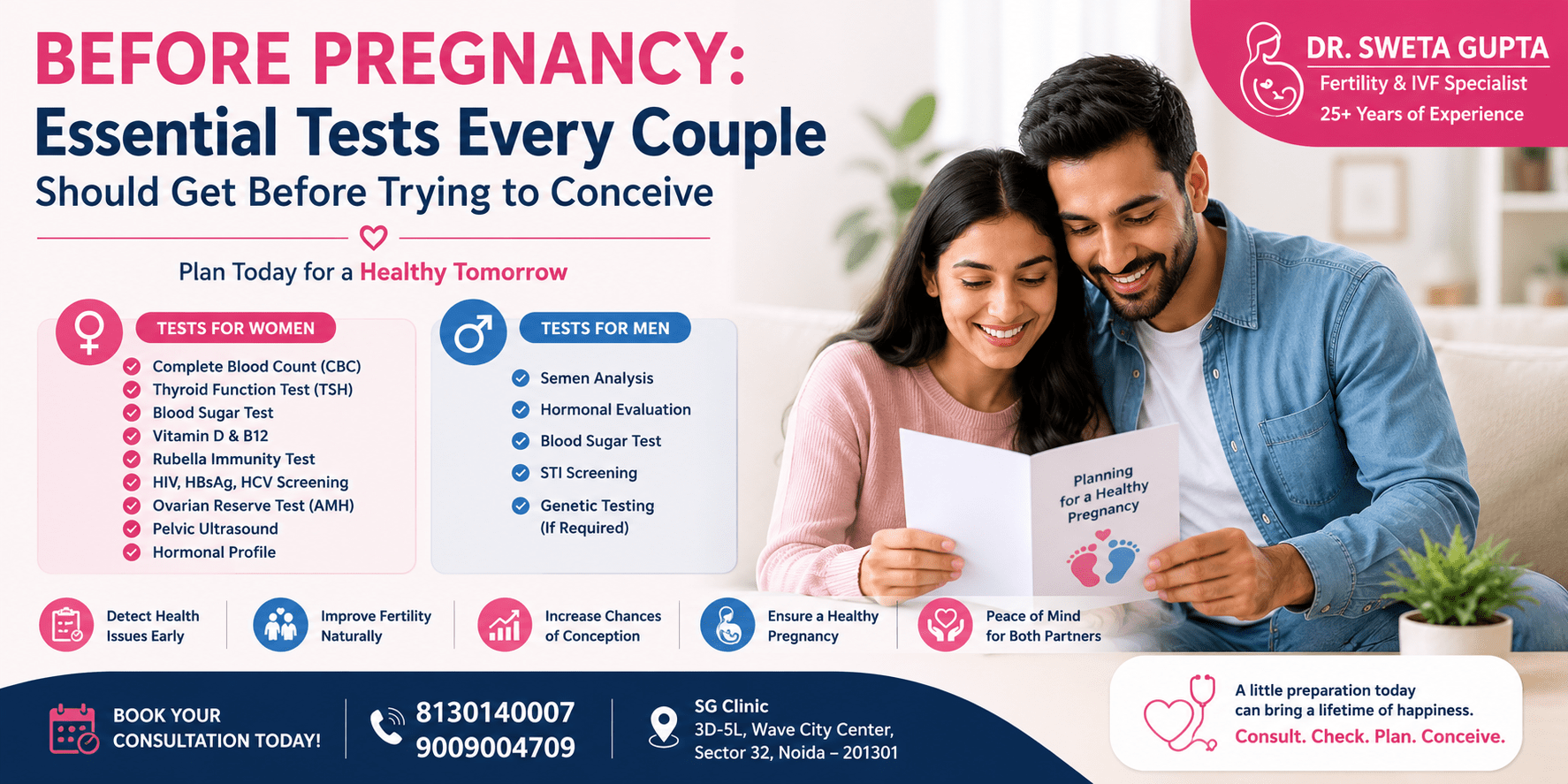 Essential Tests Every Couple Should Get Before Trying to Conceive
